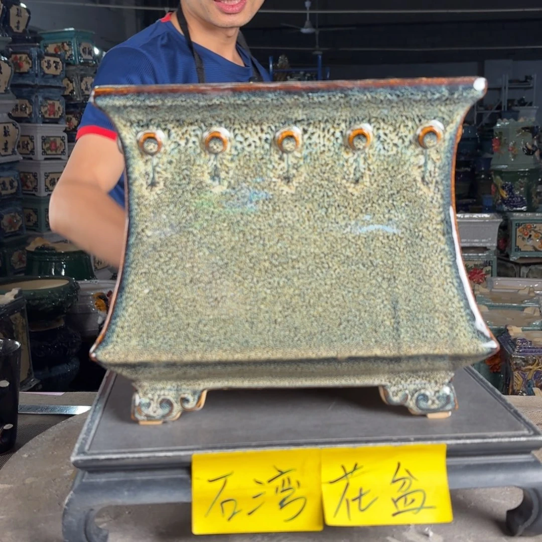 一风堂石湾花盆 内19*19