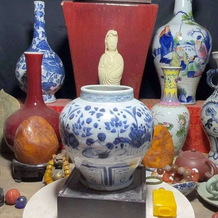 瓷片青花瓷器手工制作