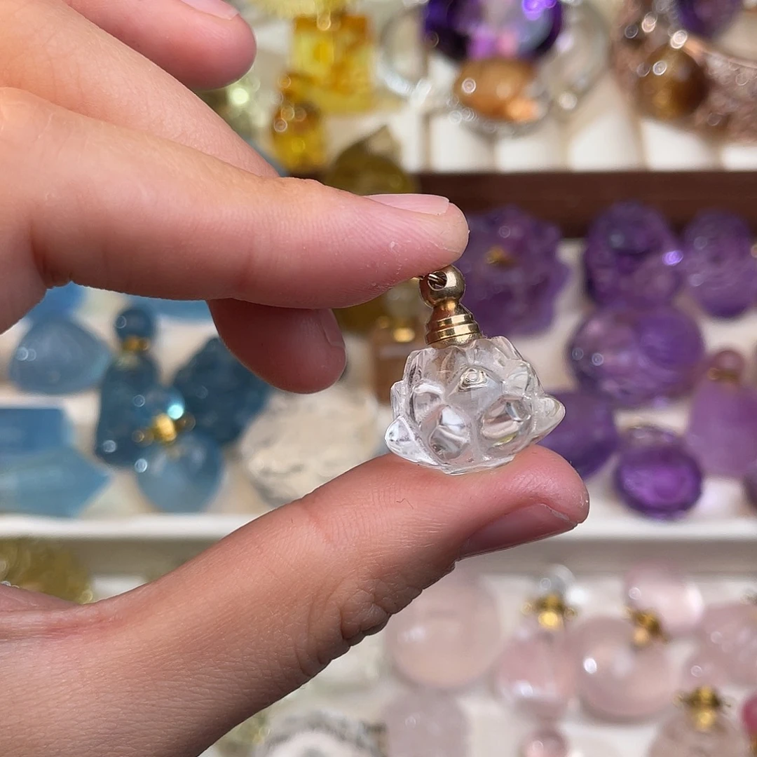 水晶颈饰未镶嵌黄****a天然水晶吊坠757