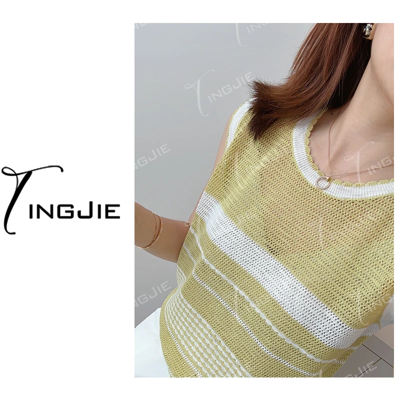 B2652无袖上衣针织毛衣上衣女