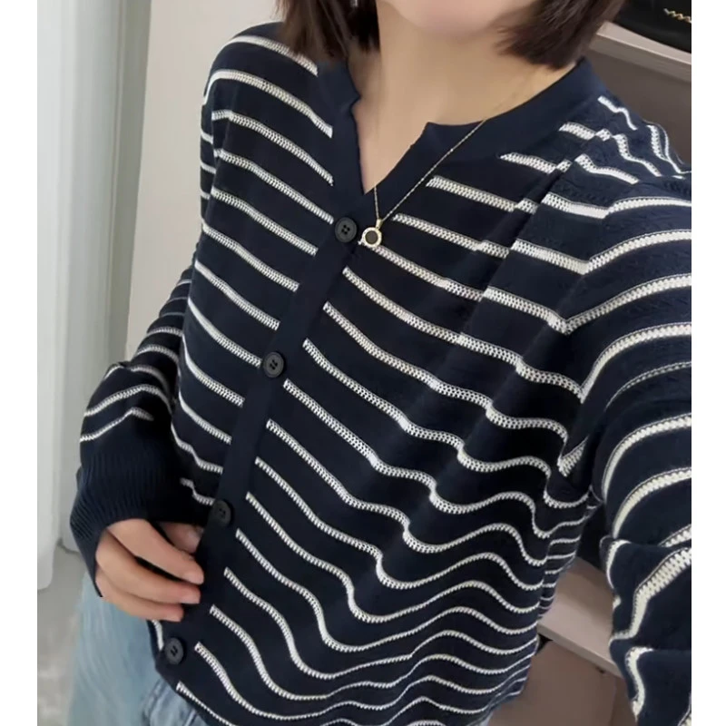 梨型身材穿搭大码正肩长袖针织衫女2025早秋新款小个子显瘦打底衫