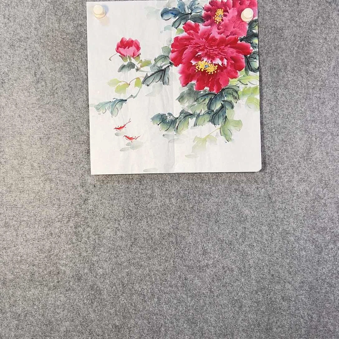 国画612 花鸟在此处飞翔也不太方便呀