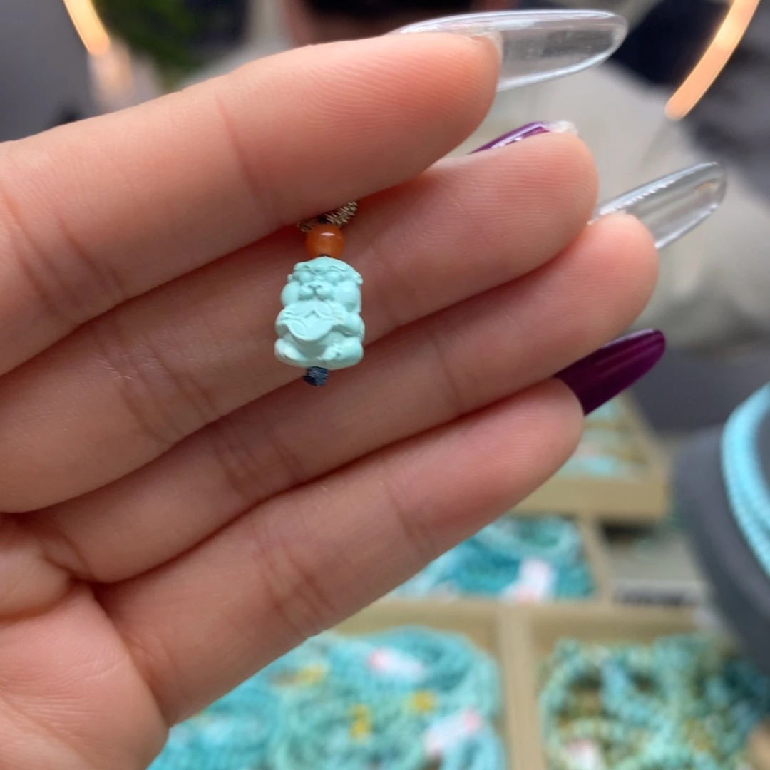 绿松石挂件未镶嵌