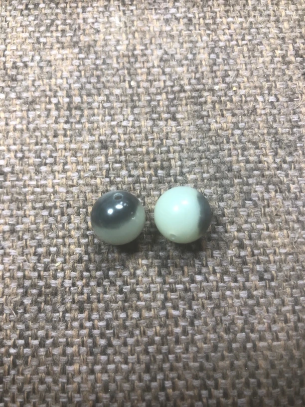 和田玉 青花12意境单珠、专业批发、需要的下单