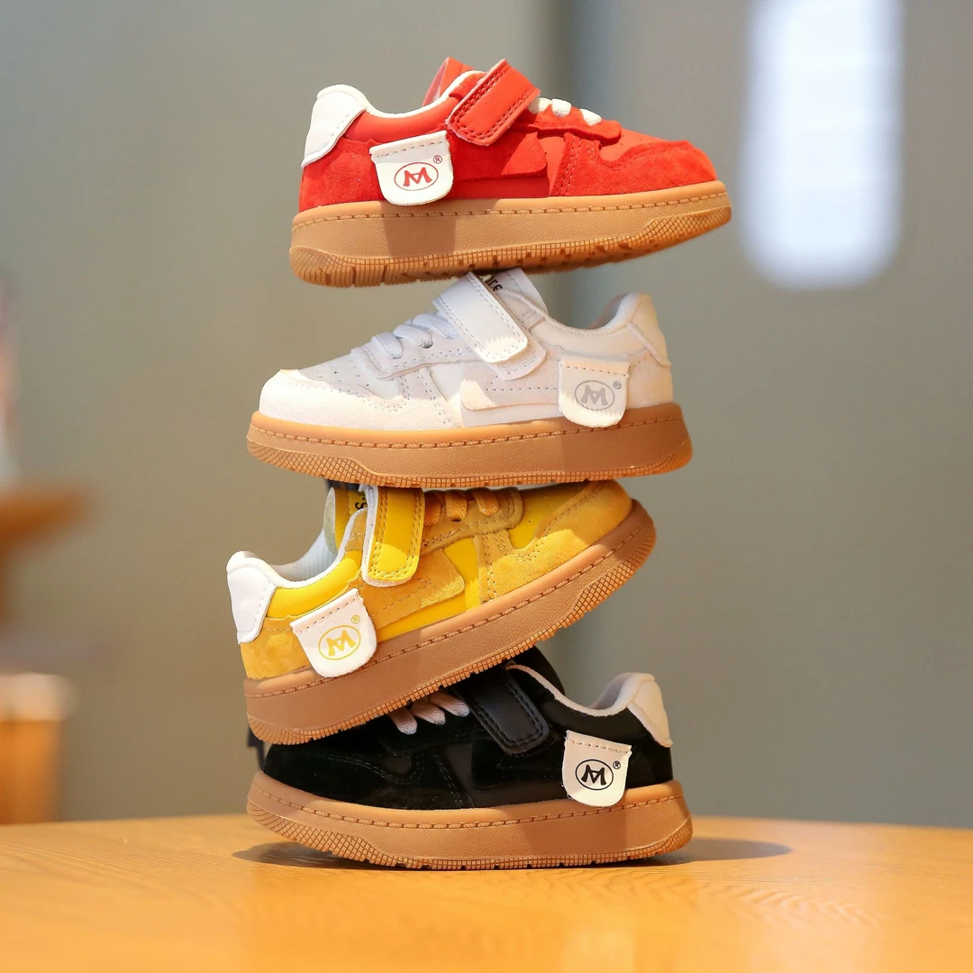 Sportmern儿童春秋时尚童鞋婴儿休闲运动板鞋小童软底防滑学步鞋