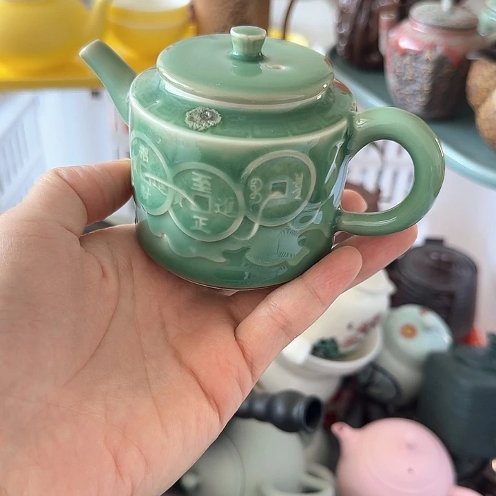 微瑕陶瓷茶具茶杯茶壶