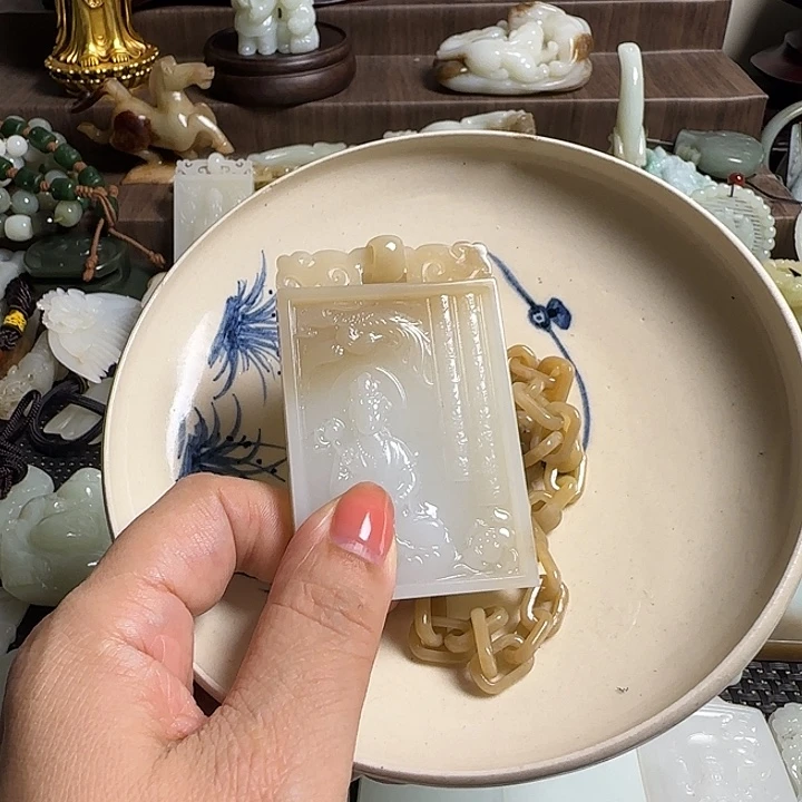 墨***柠瓷片新号开播挂件一个