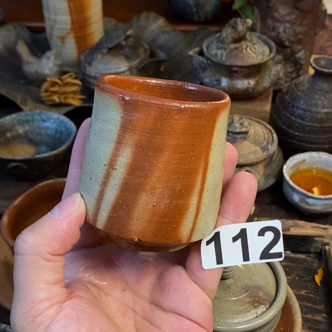 备前烧柴烧茶具二代小山一草