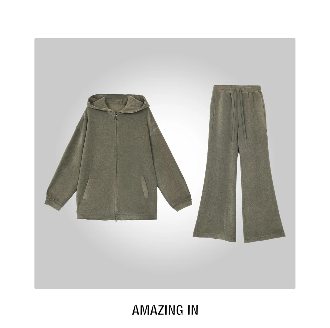 AMAZING IN | 轻盈保暖|磨毛外套长裤套装 A251024-AI5ADCT225386