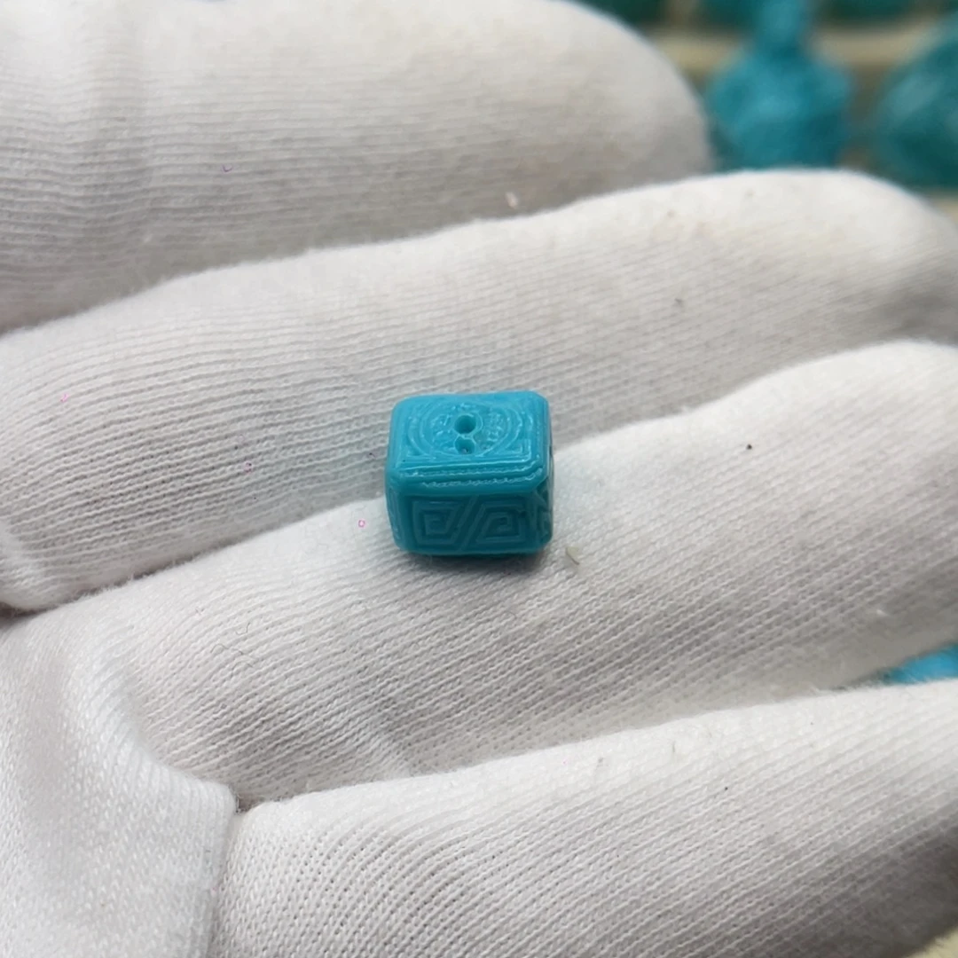 绿松石未镶嵌颈饰卡9.7-7.5