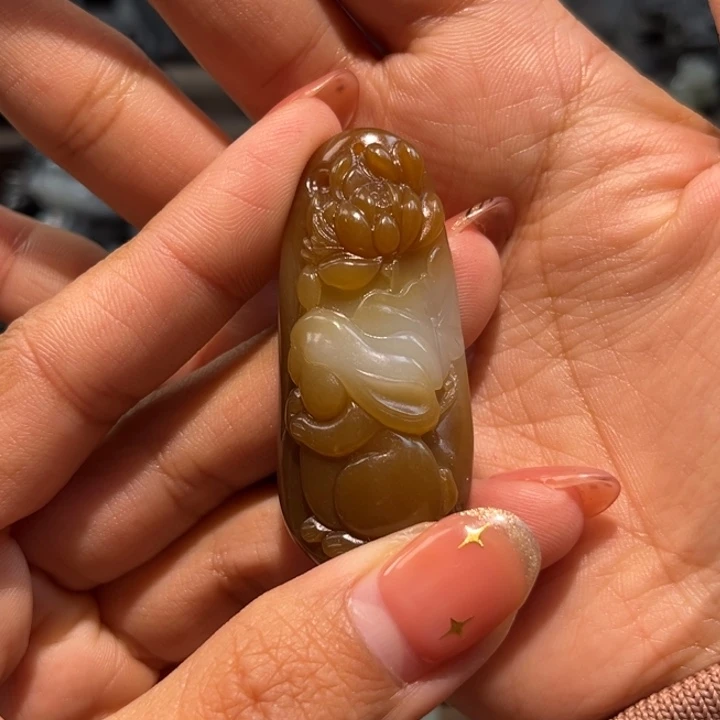 和田玉未镶嵌吊坠(不含链)