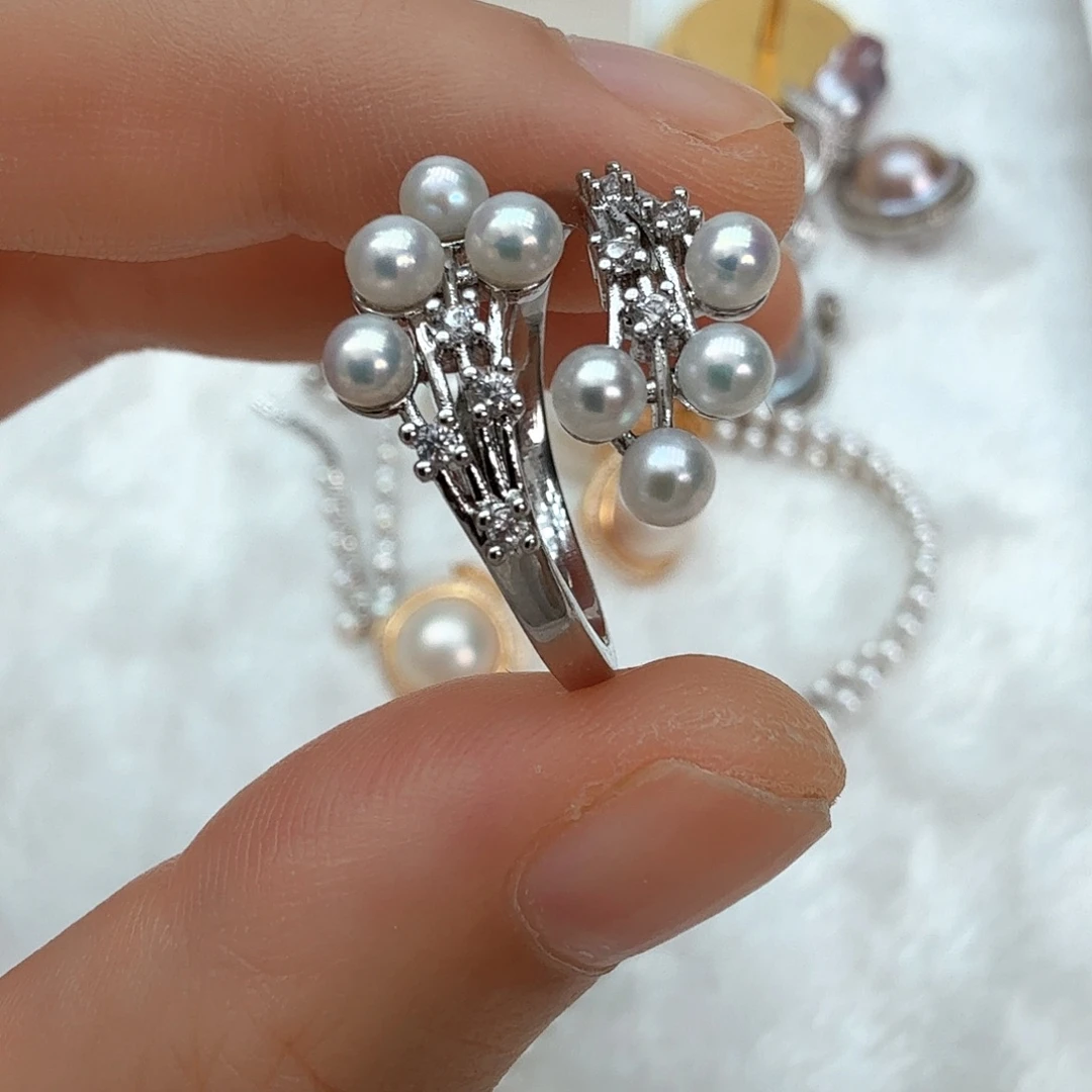 淡水珍珠戒指未镶嵌