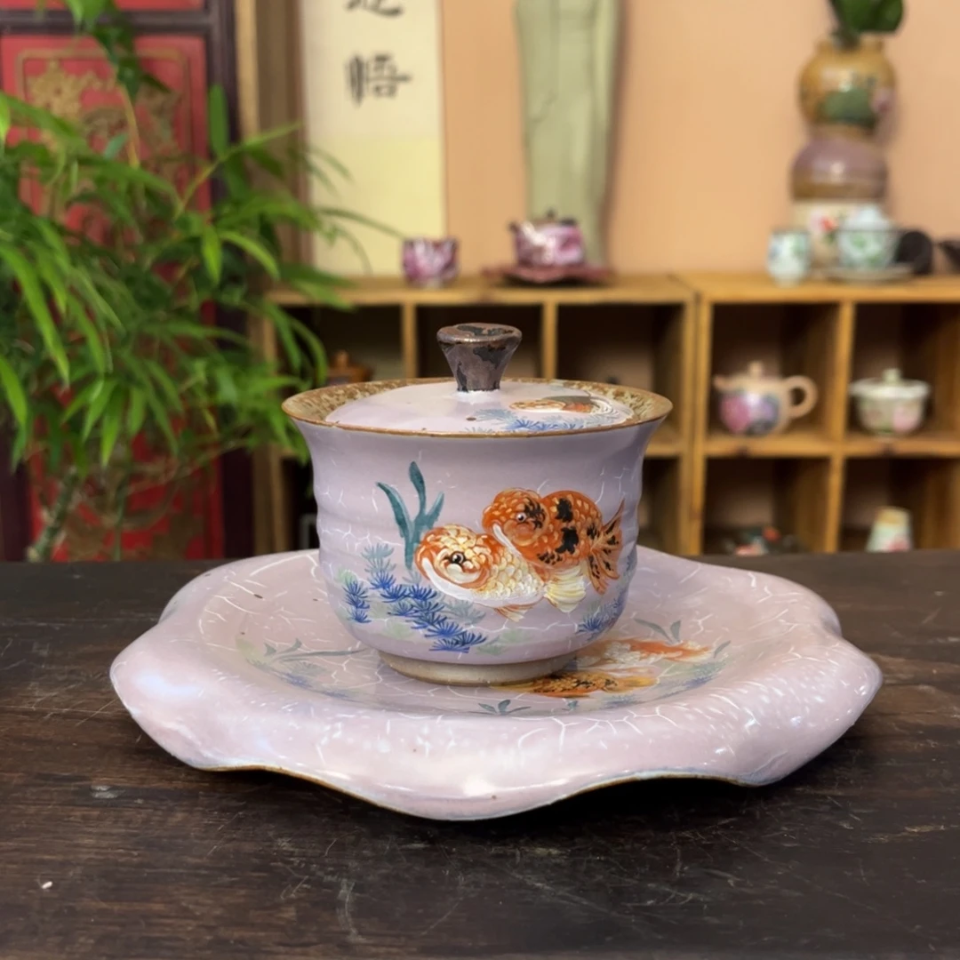 柴烧手工手绘陶瓷