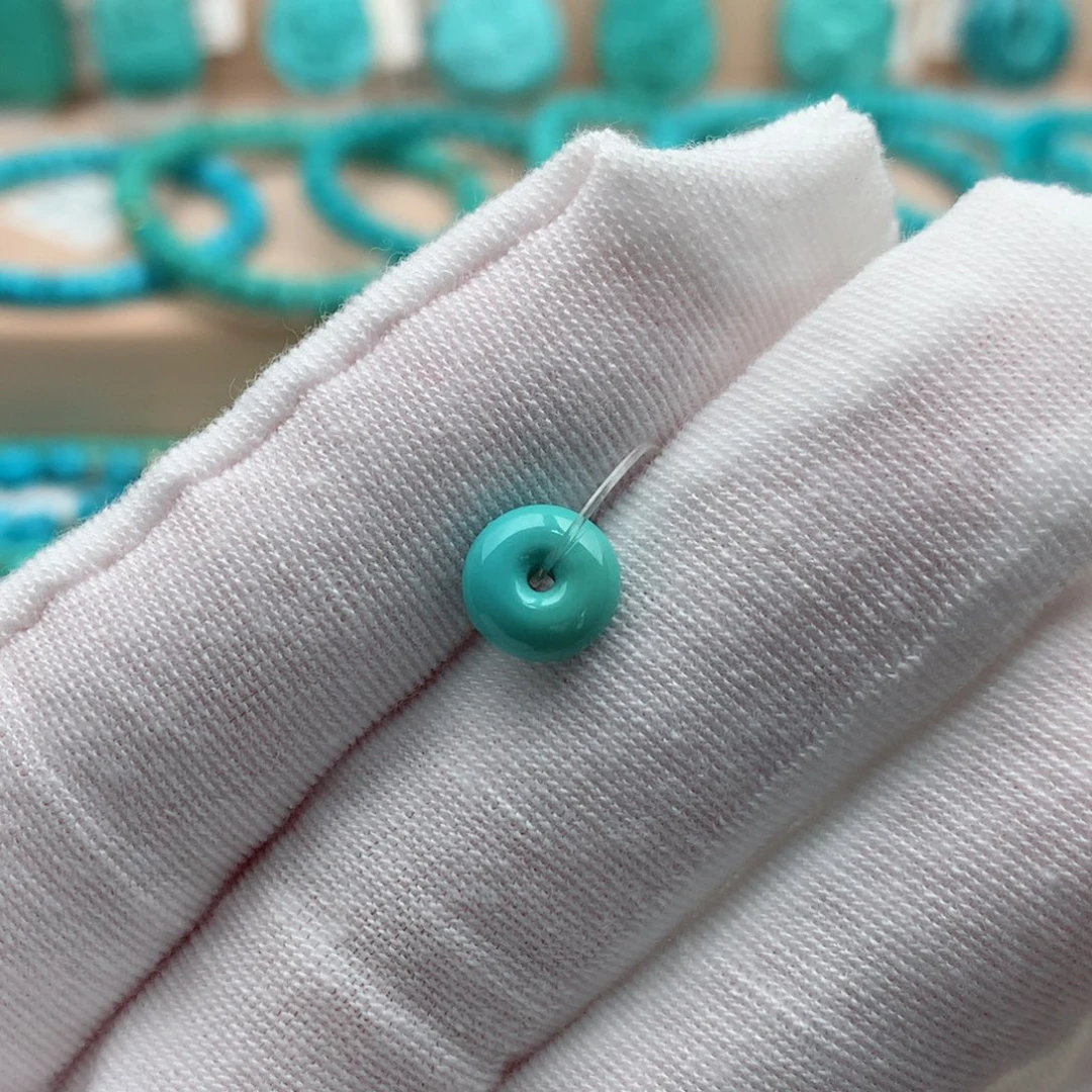 绿松石未镶嵌珠宝奇石8mm