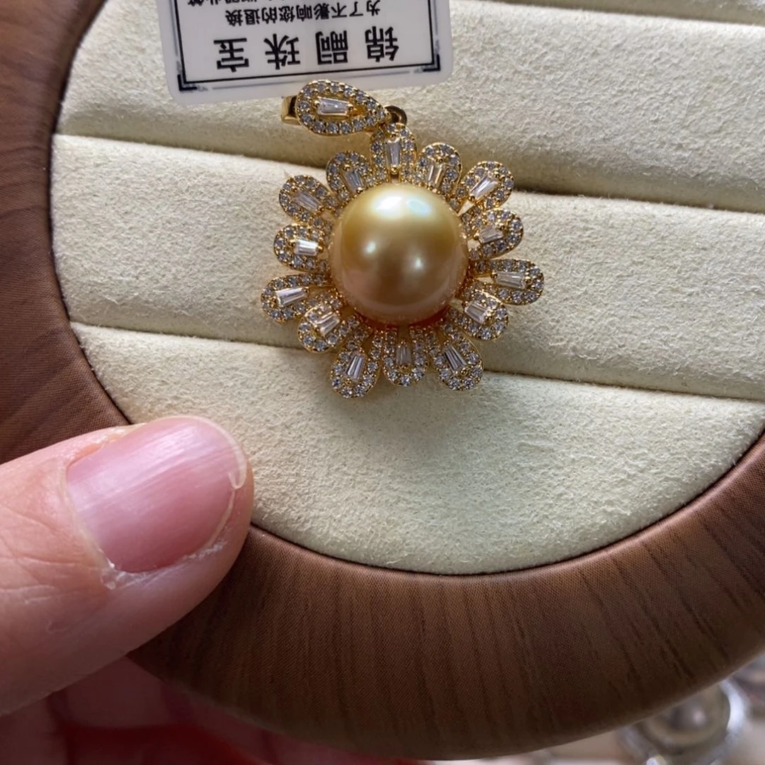 海水珍珠颈饰银S925镶嵌