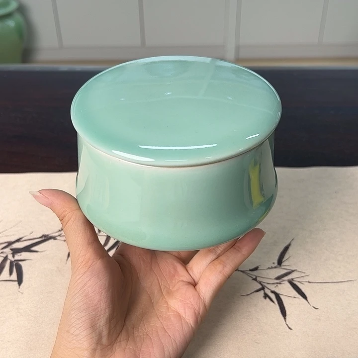 龙泉云间青瓷小米茶器