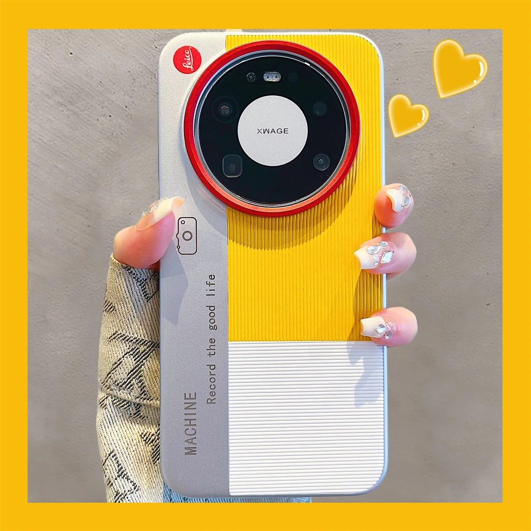 适用华为mate80promax手机壳新款相框拼接竖纹mate70/60pro素皮保