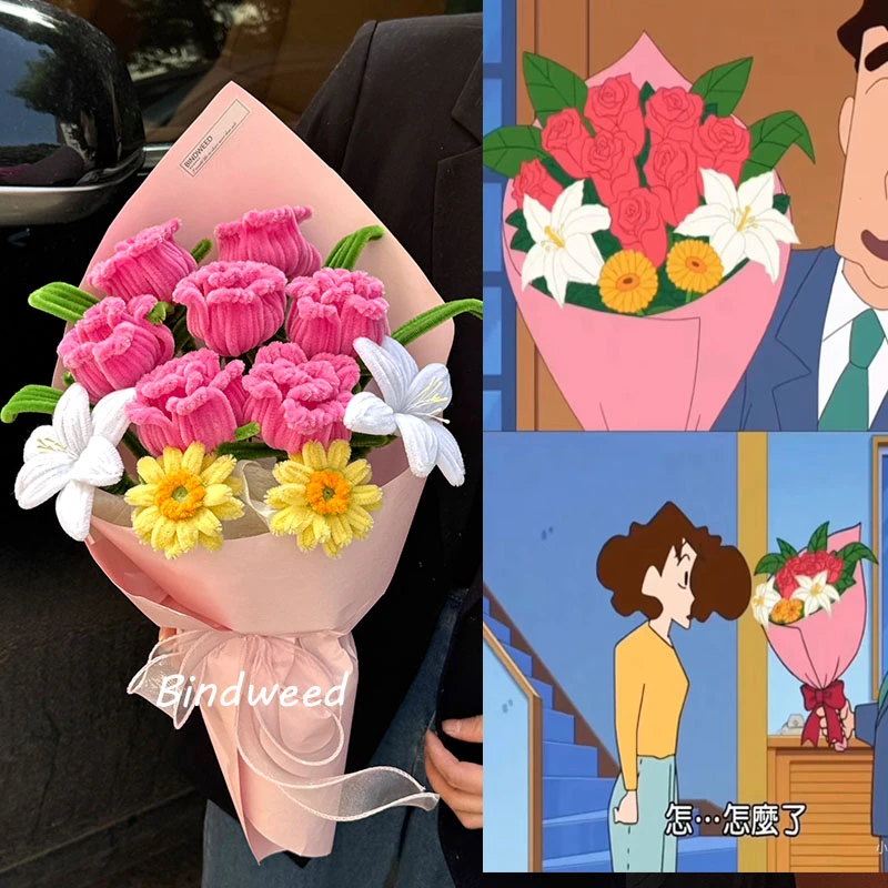 生日礼物花束送女友广志的花送美伢的花束同款成品纪念日结婚订婚