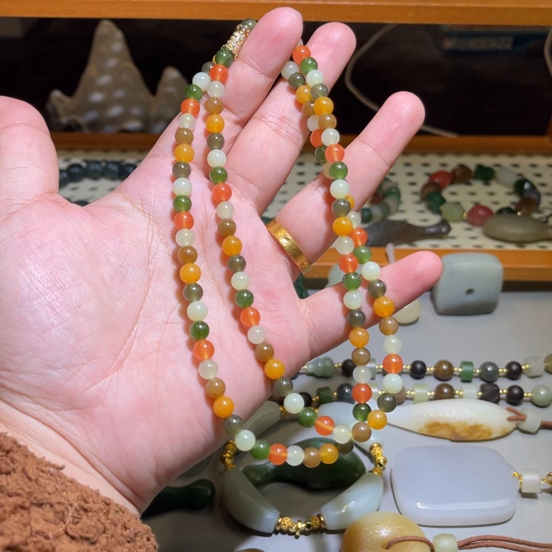 和田玉未镶嵌手链