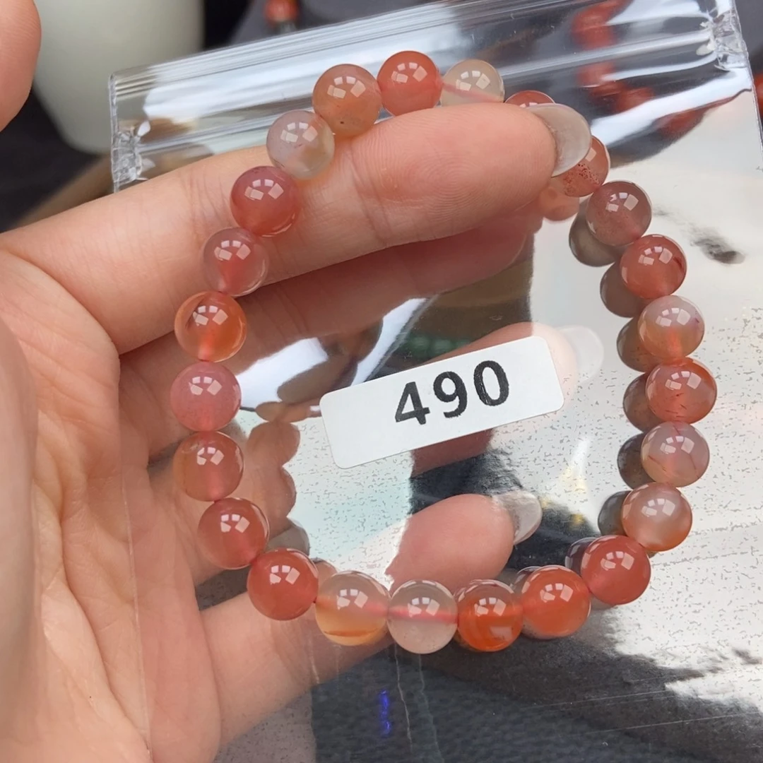 南红玛瑙未镶嵌手链