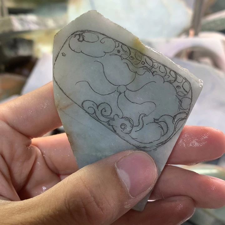 翡翠裸石6号取牌子