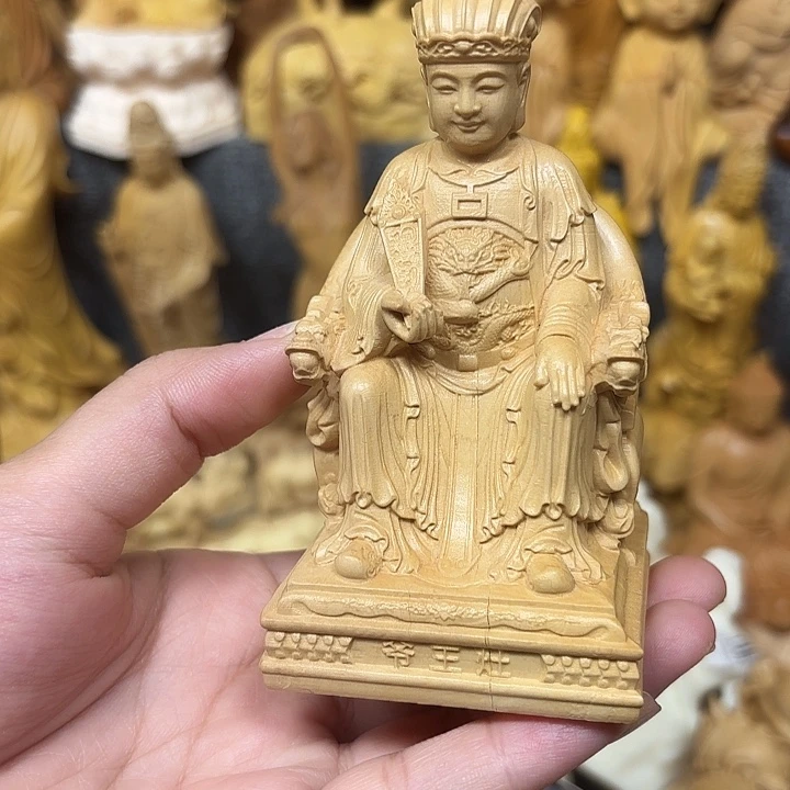 黄杨木黄杨木瑕疵灶王爷