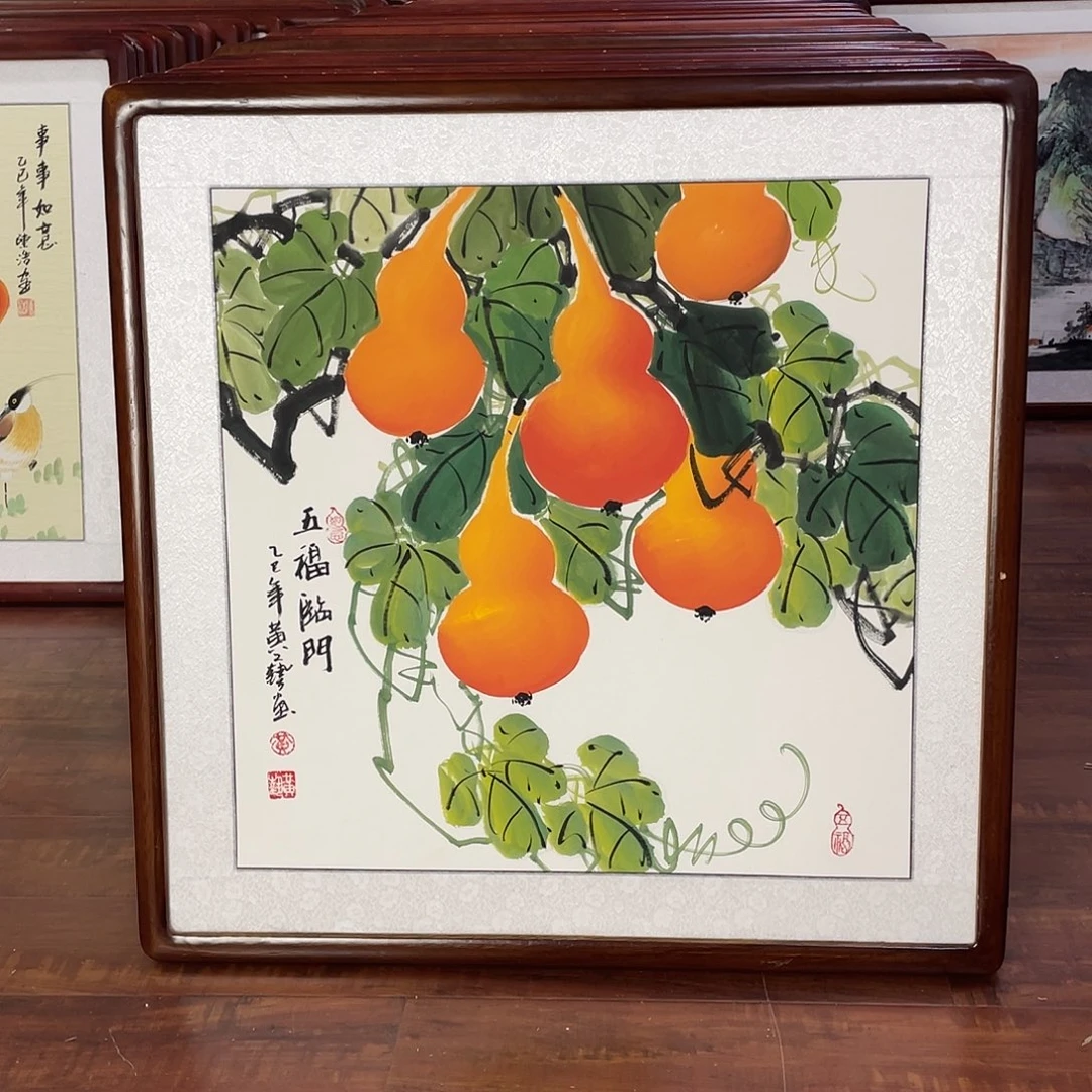 国画带框尺寸63*63厘米