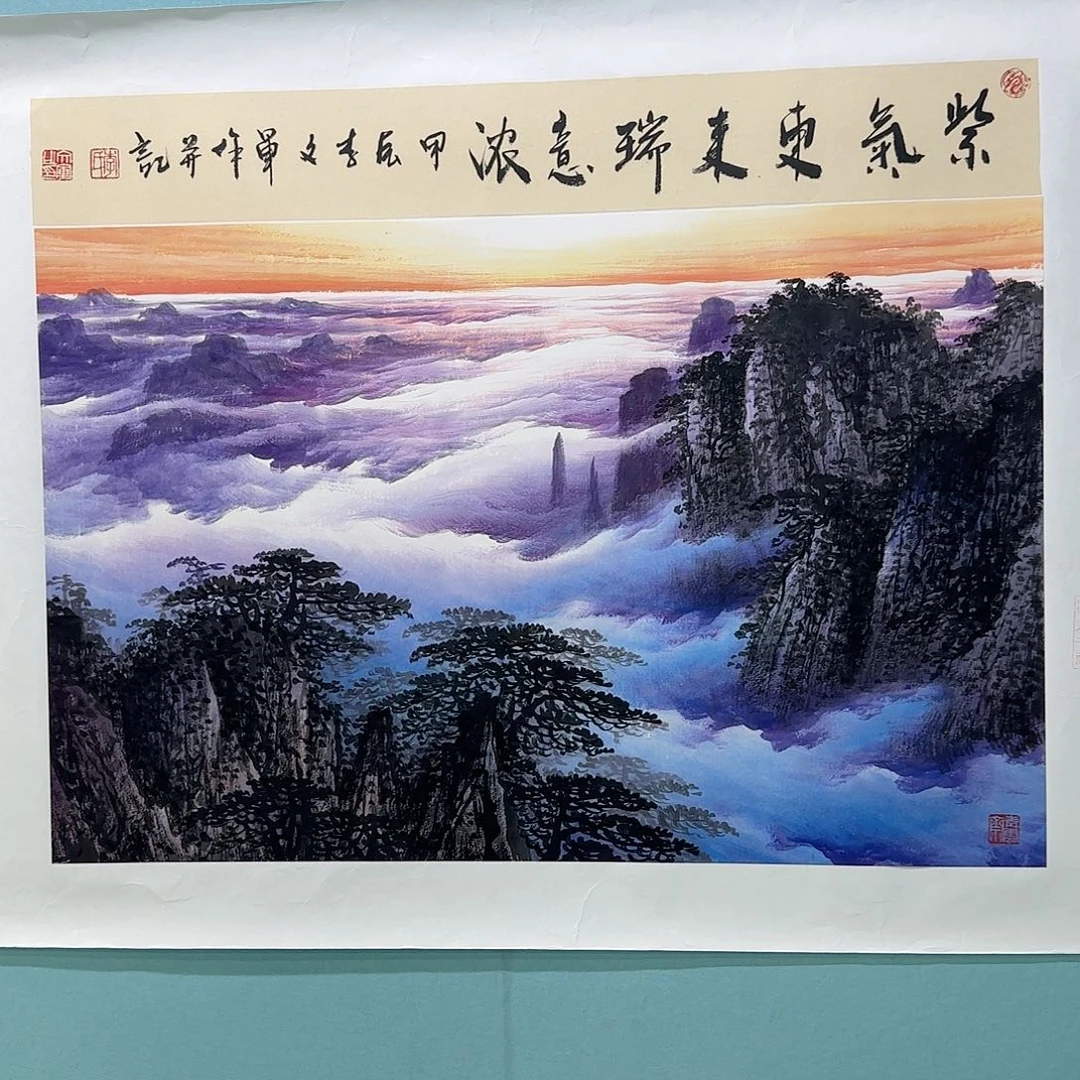 国画李文军教授书画甄选