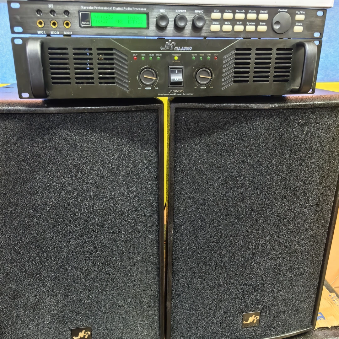 9新  以下，嘉辉12寸音箱+功放+x5前级，不包邮