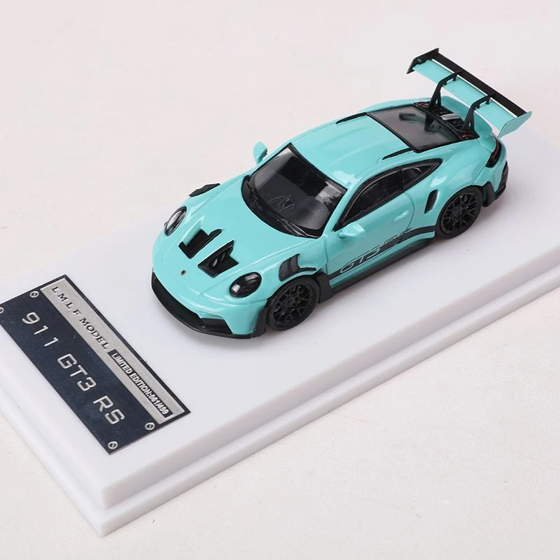 LMLF 1:64海湾马天尼涂装保时捷Porsche911GT3RS合金汽车模型摆件