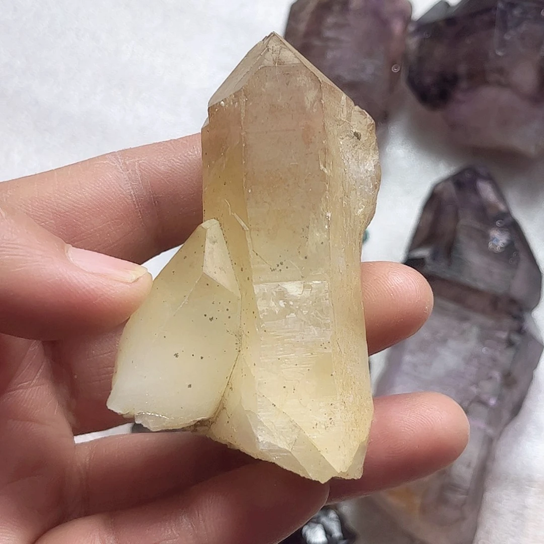 水晶天然水晶原石未镶嵌媛*