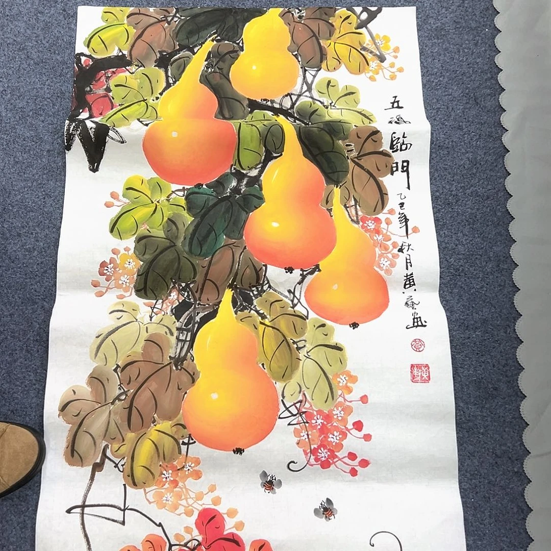 国画作品纯手绘制作品