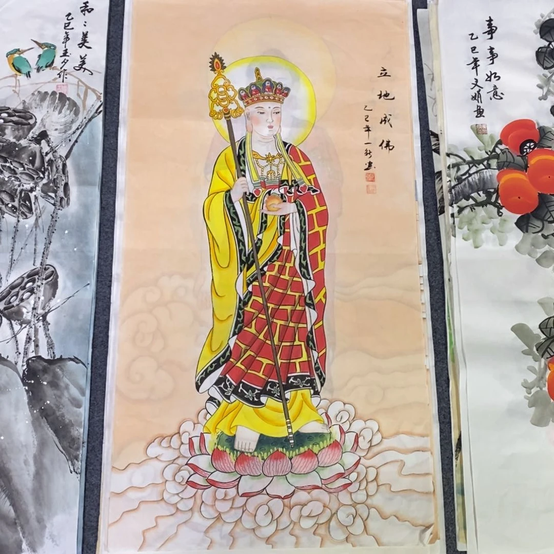 国画尺寸100×50三尺精品手绘画