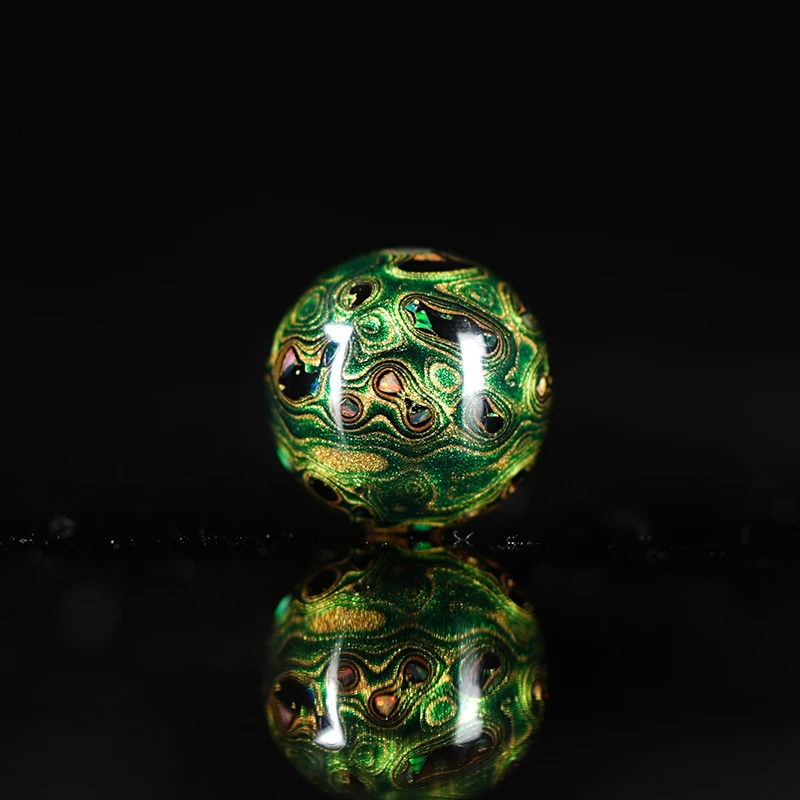 大漆非遗传承文化大漆珠10mm尺寸单珠配珠文玩配饰DIY配饰穿搭