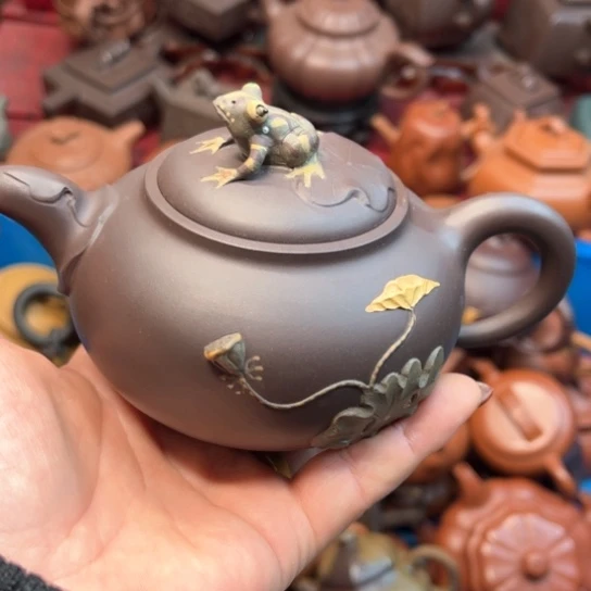 紫砂茶壶莫*漠紫砂………………