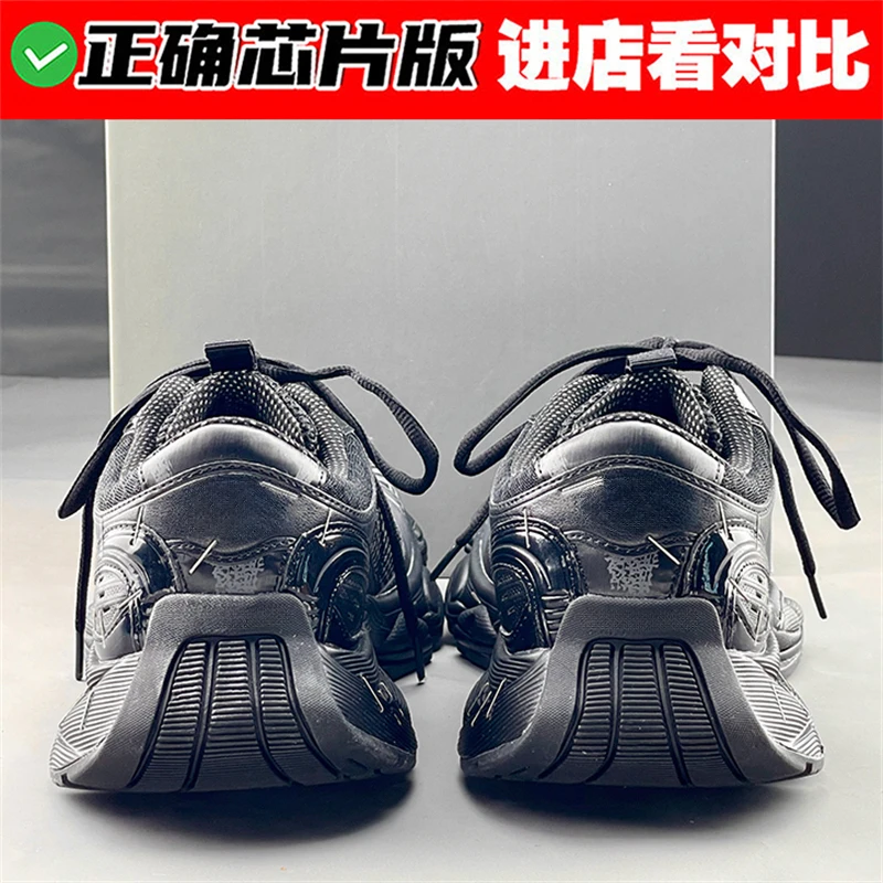 巴黎新款订书机老爹鞋2025春秋休闲男鞋厚底增高透气情侣运动鞋