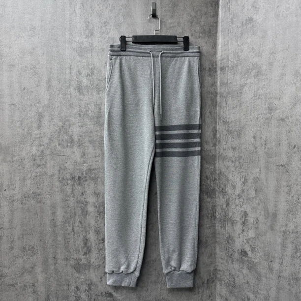 未使用 THOMBROWNE Tb深灰织带休闲裤/WK371/2码