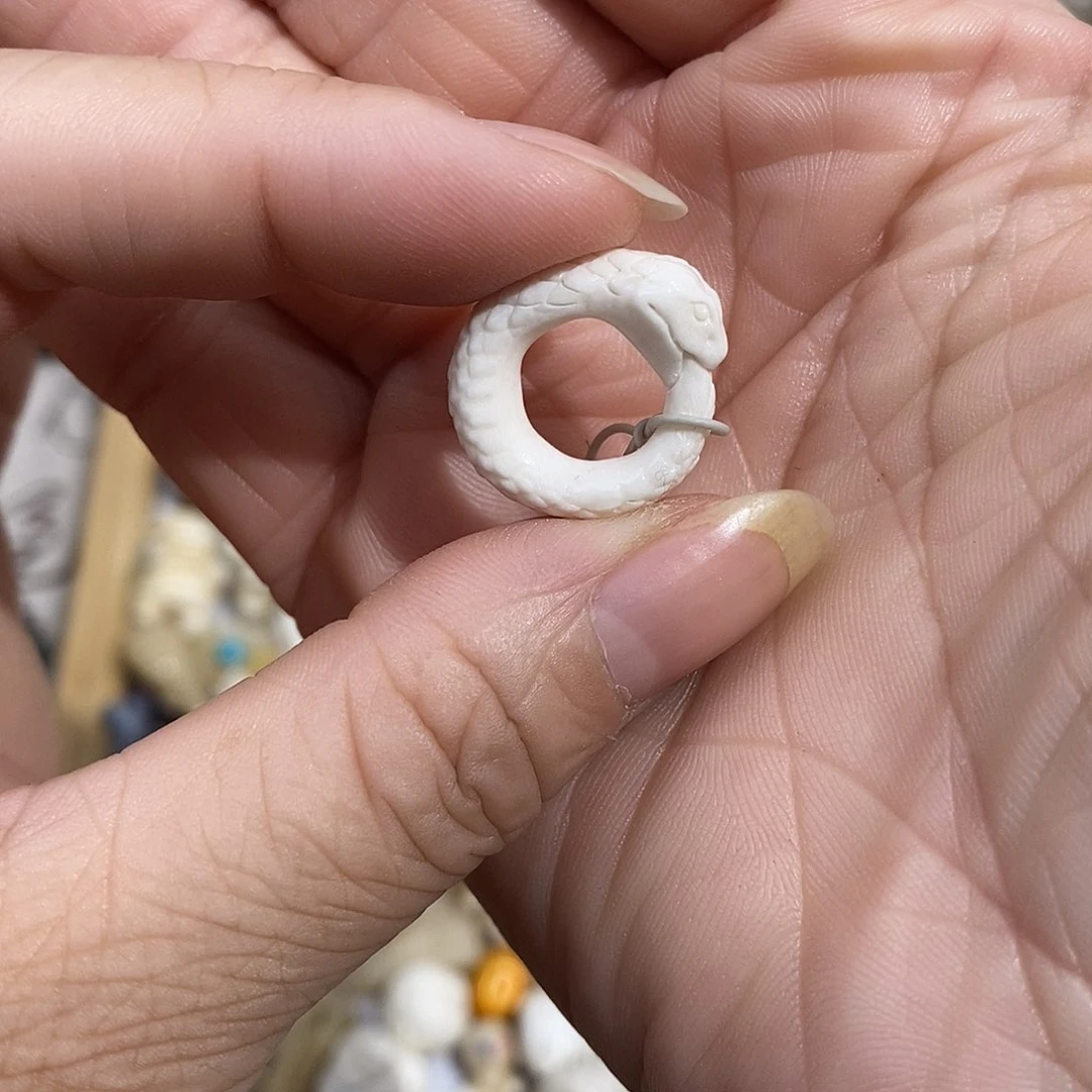 鹿骨把件寕**吗10鹿角配饰