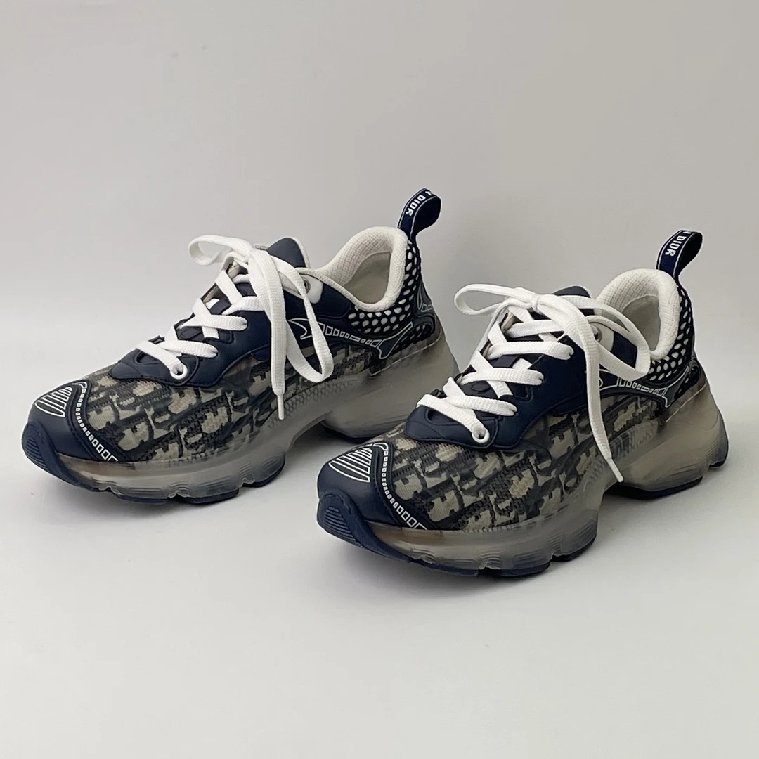 95新 DIOR/迪奥 36.5码 98新 迪奥 蓝老花运动/ML02018