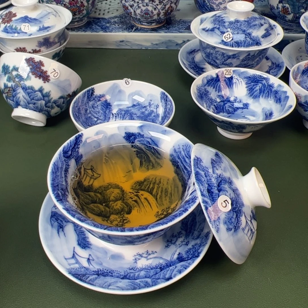 木木景德镇纯手工纯手绘茶具5