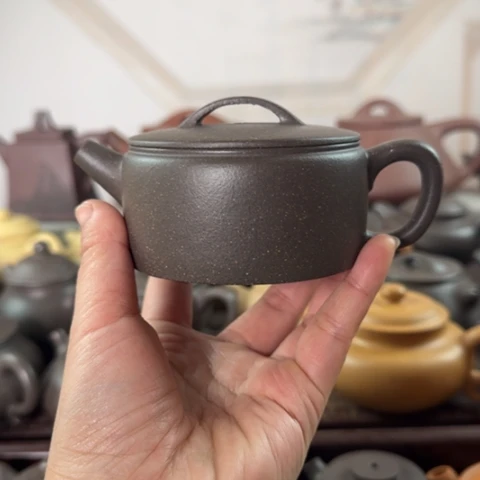 茶壶紫砂梨皮天青170cc