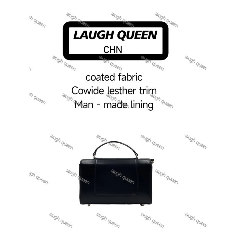 手工打造真皮女士包轻奢黑色小 舌手提 包包10875