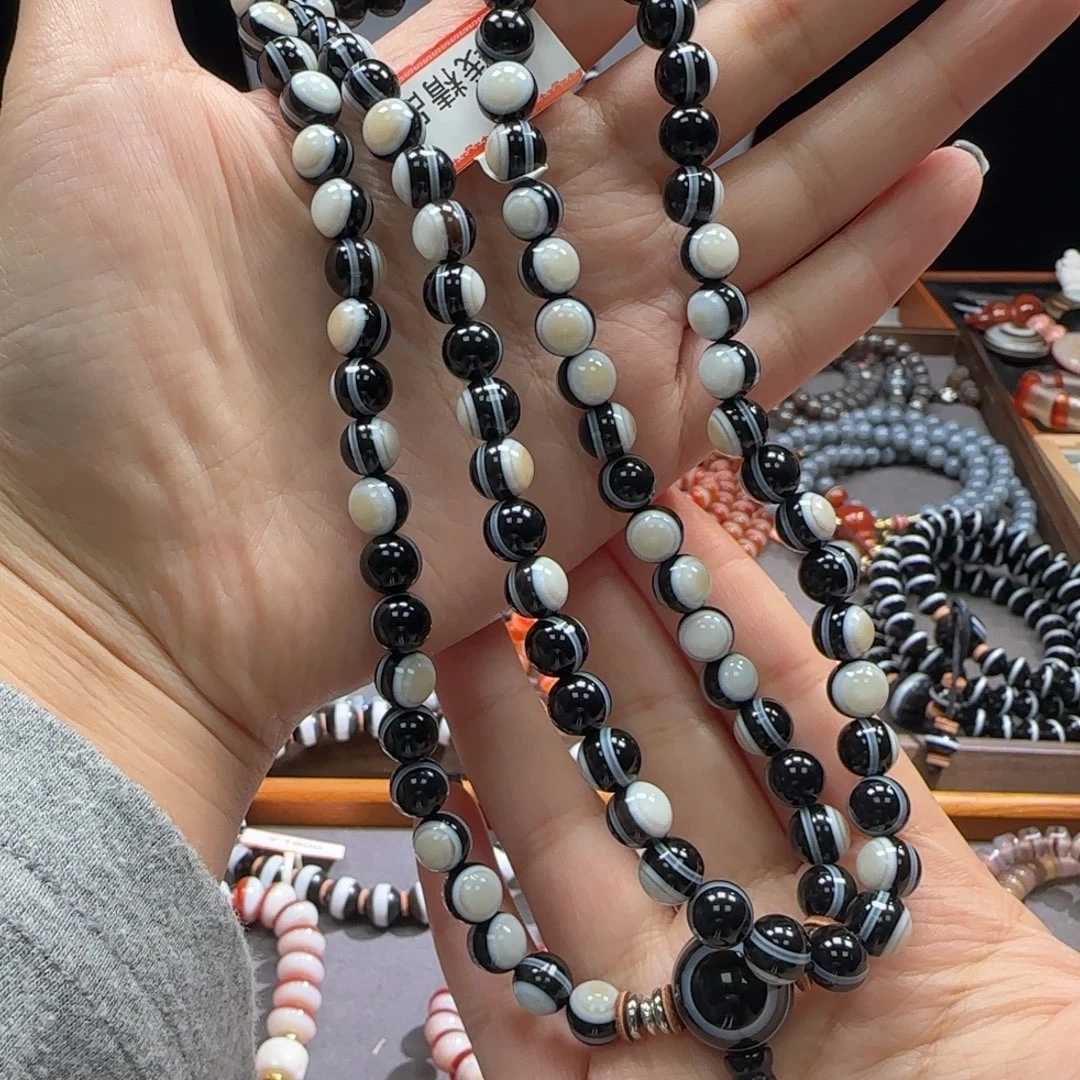 玛瑙/玉髓合金手链