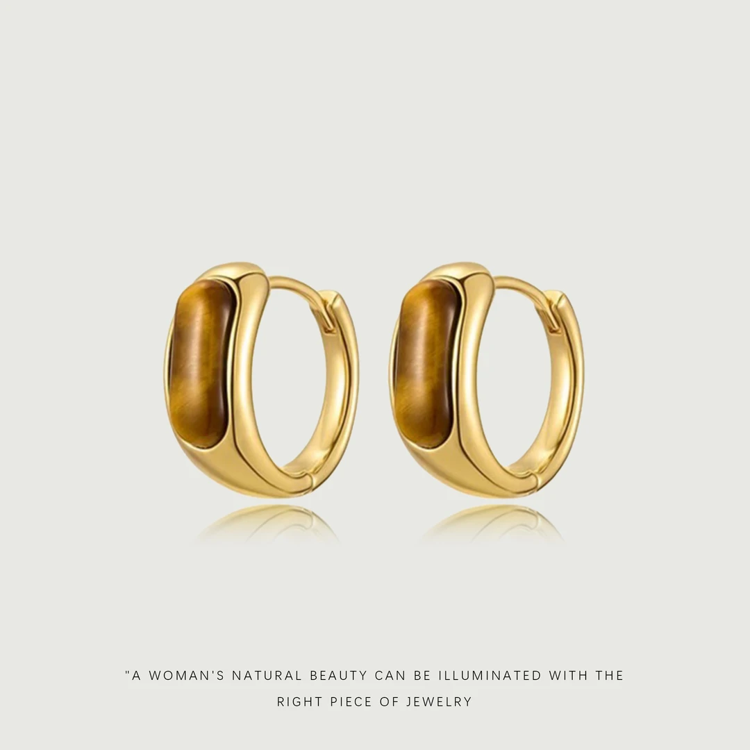 铜合金珐琅耳饰 【复古美拉德】耳钉A363