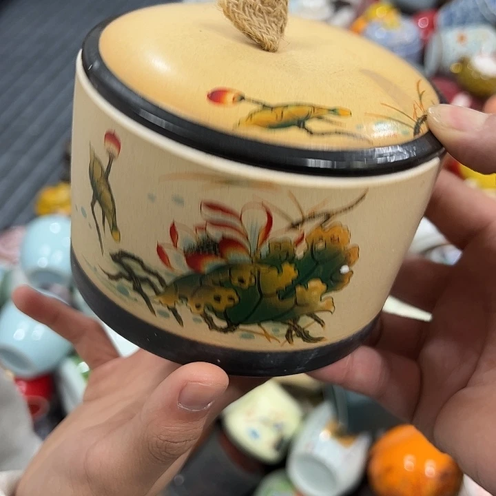 茶叶罐陶瓷家用储物罐瑕疵福利品介意勿拍