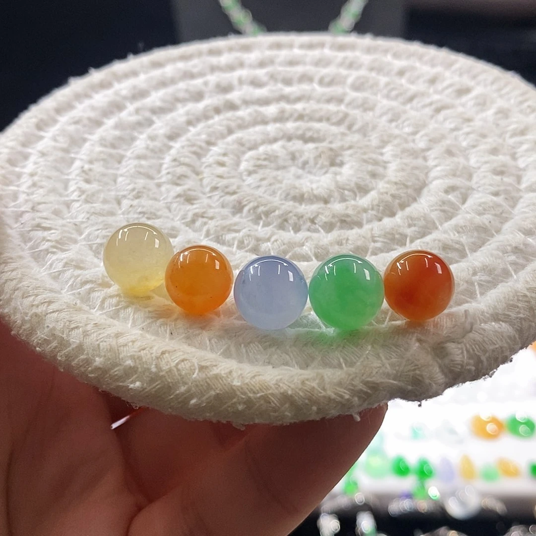 散珠翡翠浓色多宝