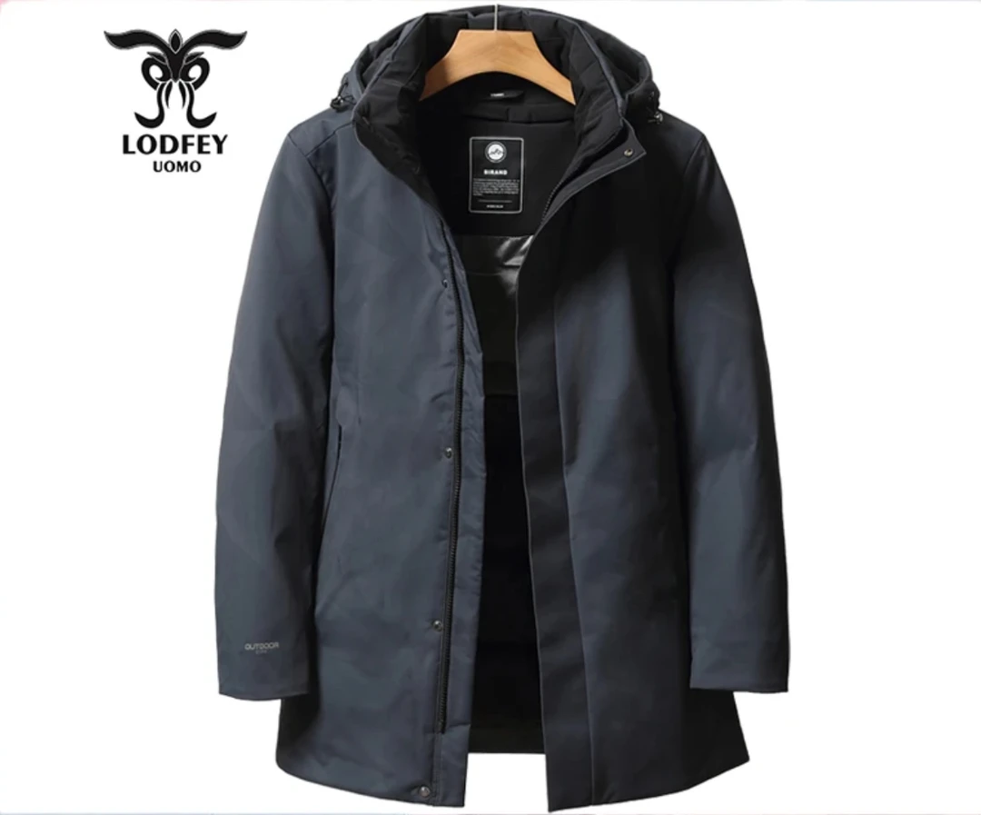 LODFEY常规款羽绒服防水秋冬可脱卸防风户外春秋大码休闲加绒
