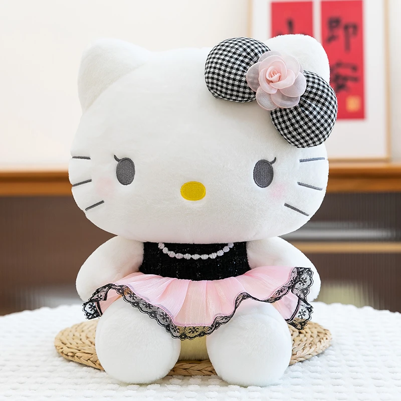 可爱kt凯蒂猫名媛款毛绒玩具公仔布娃娃生日礼物送女生孩子惊喜