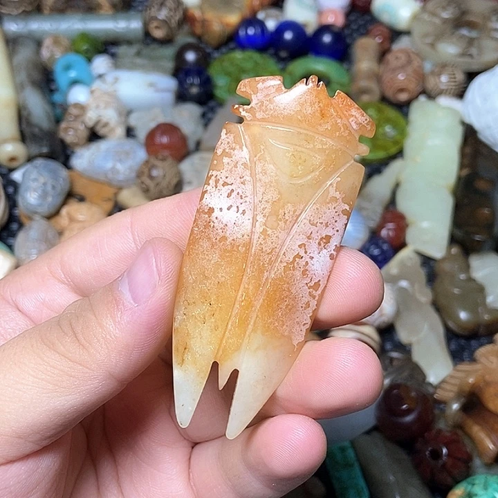 和田玉未镶嵌颈饰62