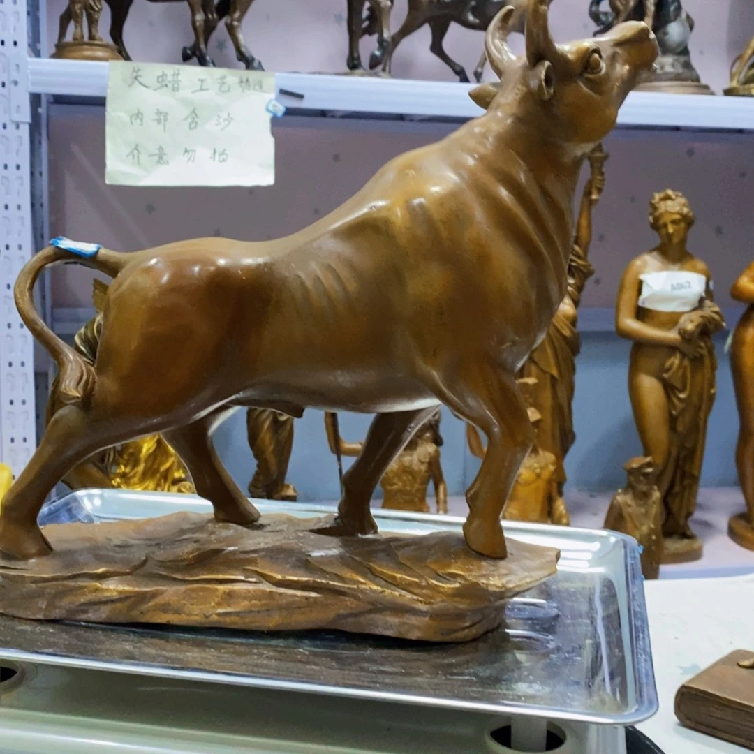 黄铜材质，牛气冲天